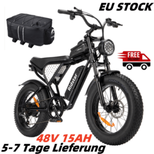 NEW Ridstar Q20 MINI 20 ZOII Fat Tyre Off-Road E-Bike 1500W 15Ah 45km/H