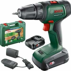 Bosch Akkuschrauber UniversalDrill 18V (2 Akkus, 18 Volt System, im Koffer)