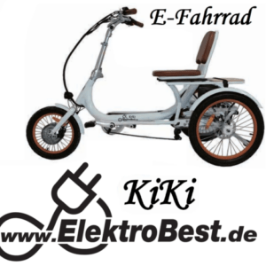 Elektro Fahrrad Dreirad KiKi Alu Klapprad Erwachsene Differential Rückwardsgang!