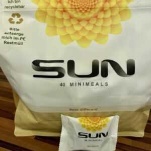 Sun Minimeals  40 Stück, vegan, ketogen zur Fettverbrennung, eiweißreich