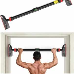 Bzavor Klimmzugstange Türrahmen Wand,Pull Up Bar Door Tragkraft bis 200 Kg,72-95