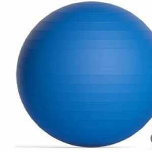 Gymnastikball 65cm Blau - YOGA - BÜRO - BERSTSICHER - Sitzball