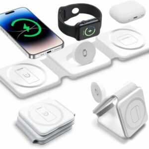 Kabelloses Ladegerät Ladestation 3 in 1 Für Apple iPhone 12 13 14 AirPod iWatch