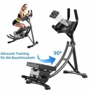 Bauchtrainer Bauch Muskel ABS Trainer Trainingsgerät Fitness Gerät Tragbarer LCD