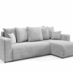 Ecksofa LAURA L-form Sofa Couch mit Schlaffunktion Bettkasten Universal Eckcouch