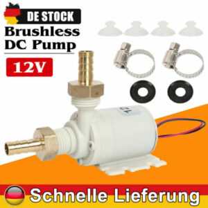 12V Bürstenlos DC Wasserpumpe Solar-DC Warmwasser-Zirkulationspumpe Tauchpumpe