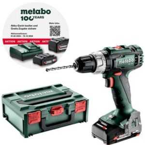 Metabo Akku Schlagbohrschrauber SB 18 L 18V + 2x 2,0 Ah Akkus Ladegerät metaBOX