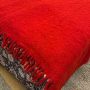 Wolldecke 100 % MOHAIR  F.A.U. - ECHTE WOLLE MOHAIR