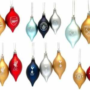 Weihnachtsbaum Baubles Fußballverein Auswahl Fußballfans WEIHNACHTEN Vintage Geschenk