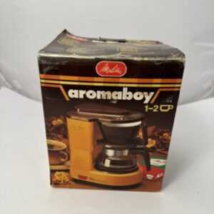 Melitta Aromaboy 1-2 Tassen Kaffeemaschine Filter Vintage Orange  Neu Unbenutzt