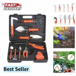 eROOSY Gartenwerkzeug, Gartengeräte Gartenwerkzeug Set aus Edelstahl Gartenar...