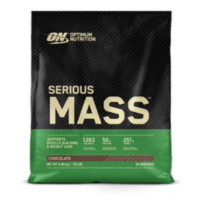 (11,92€/kg) Optimum Nutrition Serious Mass 5.45kg Weight Gainer BCAA + Bonus