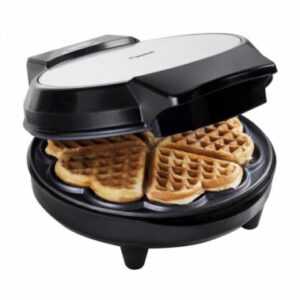 Bestron Waffeleisen AWM700S Herzwaffeln Backampel Antihaft 700W Schwarz - NEU