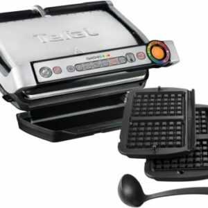 Tefal GC716D12 OptiGrill+ elektrischer Kontaktgrill inkl. Waffelplatten 2000W