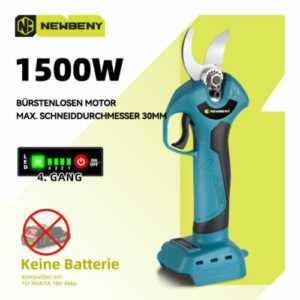 Akku Gartenschere Astschere Stschneider Rebschere Baumschere Für 18V Makita