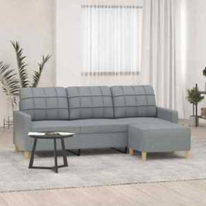 3-Sitzer-Sofa mit HockerStoff Couch mit Bettfunktion Bettsofa mit Großer neu