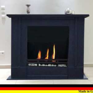 Ethanolkamin Gelkamin Kamin Gel Fireplace Caminetti Rafael Deluxe Granit dunkel