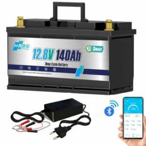 140Ah 12V Lithium Batterie Bluetooth LiFePO4 10,000 Zyklen Solar Boot Wohnmobil