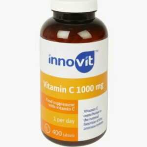 Vegan Vitamin C 1000 mg Tablets By Innovit (400 Tablets)