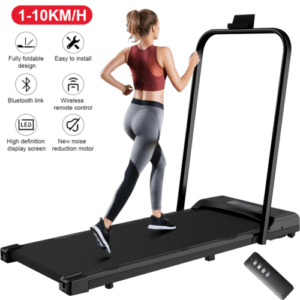 Laufband elektrisch 10 km/h LCD Display Puls Fitness Heimtrainer klappbar 100 kg