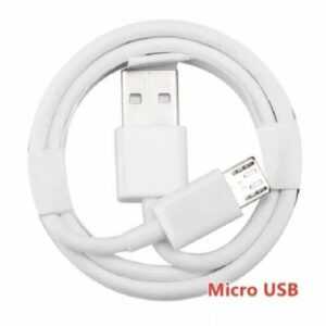 Micro USB Ladekabel 1m Weiß 1A Kabel für  SAMSUNG, HUAWEI, LG etc.