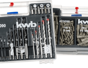 Kwb KRAFTIXX 300-Tlg. Bit-, Dübel-, Bohrer-, Koffer-Set Mit Bits, Holz-Bohrer, M