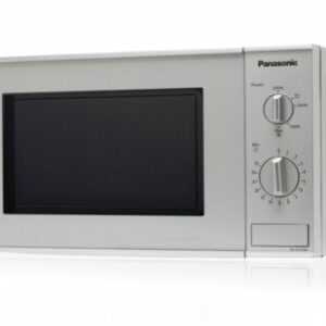 PANASONIC Mikrowelle 800 Watt 20 Liter NN-E221MMEPG 25,5 cm Drehteller grau