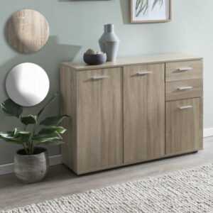 FineBuy Kommode SV49667 107x79x35cm Sideboard Anrichte Flurschrank Schubladen