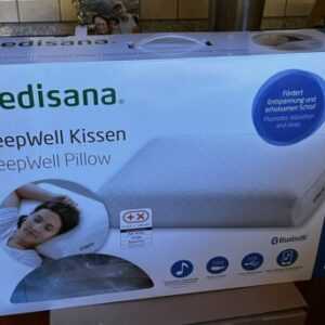 medisana Sleepwell SP 100 Kopfkissen + Lautsprecher, MP3-Wiedergabe, Entspannung