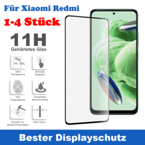 1-4X 21D Panzerfolie Glas für Xiaomi Redmi Serie Displayschutz 11H Echtglas