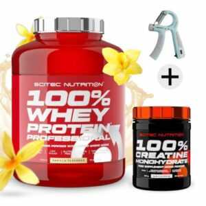 Protein 100% Whey 2350g Vanille Scitec Nutrition +Creatin 300g +FREEHandtrainer