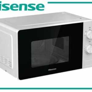 Mikrowelle Hisense H20MOWP1 weiss 20 Liter 700 Watt Garraum lackiert