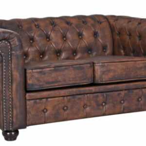 Englisches Sofa Chesterfield Couch Herrenzimmer Sitzbank Loungesofa Loft Bank