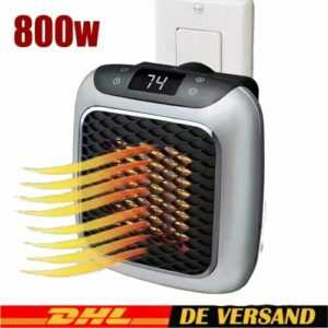 Mini Handy Heater 800W Steckdosen Heizlüfter Elektroheizer Mobile Heizgerät DHL