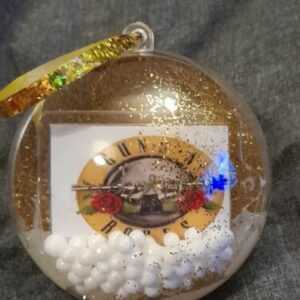 Guns N Roses Christbaumkugel Baumschmuck Geschenk Heavy Metal Rock Musik