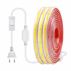 230V COB LED Streifen Wasserdicht 288LED/m Lichtband Stripe Band Selbstklebend