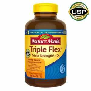 Nature Made Triple Flex, 200 Tabletten - Glucosamin Chondroitin MSM + Vitamin D3