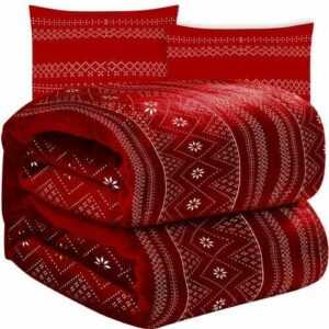 Wohndecken Kuscheldecke Weihnachten Winter Dicke warm Sofadecke