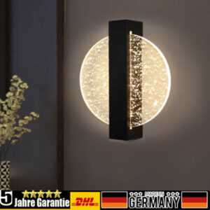 8W MODERN LED WANDLEUCHTE WANDLAMPE FLUR STRAHLER DOWN INNEN LEUCHTE Warmweiß DE