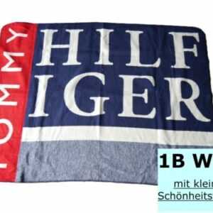 1b Tommy Hilfiger Baumwolle Dralon Decke Kuscheldecke 120x160 cm