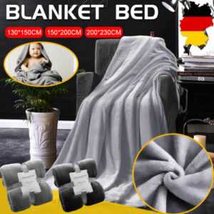 250g/㎡ Decke Baumwolldecke Kuscheldecke Flanell Tagesdecke