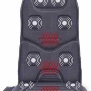 COMFIER Massagesitzauflage Mit Wärme - 10 Vibrationsmotoren, Rückenmassagegerät