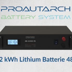 2,2kWh 48/96V Solar Speicher Lithium Modul ProAutarch Batterie System 48-2200-15