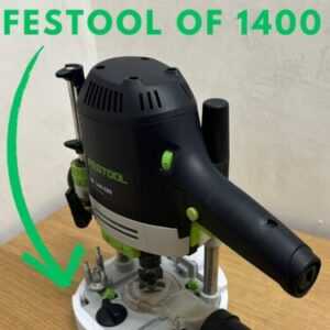 Festool OF 1400 Laufsohle - Umbau Tischfräse - Schaut euch meine Erfindung an