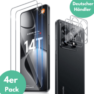 2X Schutzglas für Xiaomi 14T Pro 5G Display Kamera Panzerfolie Hartglas Full 9H✅