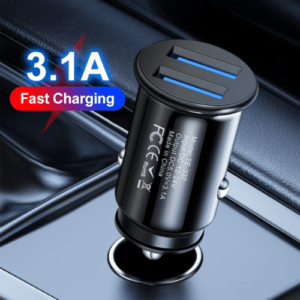 Autoladegerät 3.1  2 USB Ports Autoladegerät Schnellladeadapter Ladeadapter EU