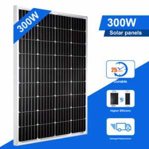 300W Solarmodul (0% MwSt.*) Monokristallin 12V Solarpanel Wohnmobil Camping RV