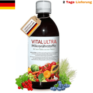 Vital Ultra, 480 ml, Mikronährstoffkonzentrat mit Vitaminen, Mineralien