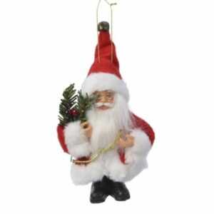 Weihnachtsmann Weihnacht Deko Figur Klein Santa Claus Anhänger Strickpulli 13 cm