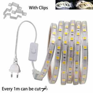 220V 230V 3014 LED Streifen Stripe Licht Lichtband Lichterkette Band Wasserdicht